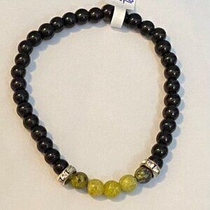 NEW Yellow Turquoise crystal bracelet (#2)